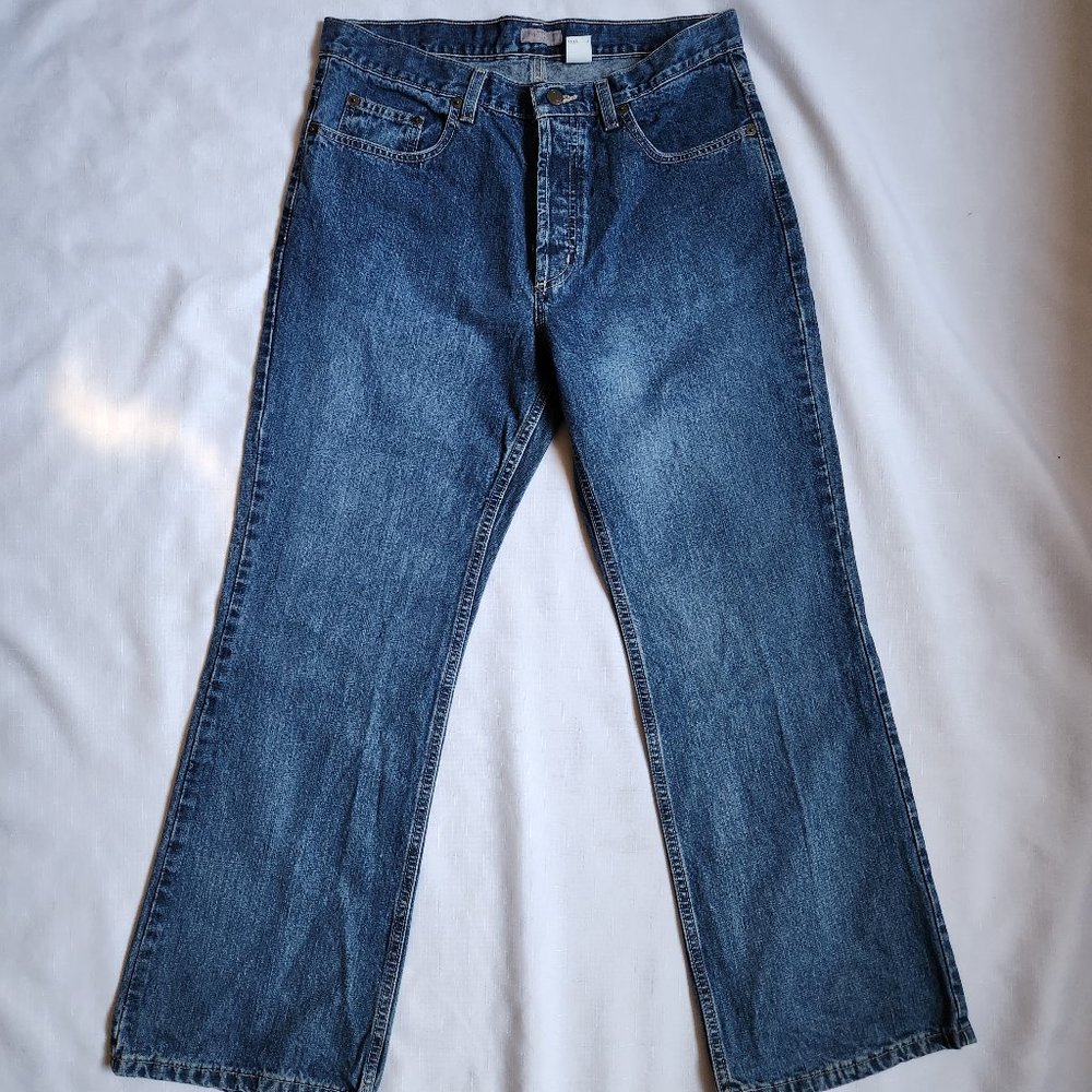 G.H. BASS & CO. Blue Bootcut Jeans Men (12 SHORT)